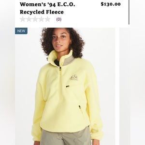 Brand New Women’s Marmot Eco Recycled Fleece